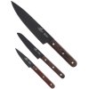 Lion Sabatier Phenix Knivst 3 Dele, Sort/Tr