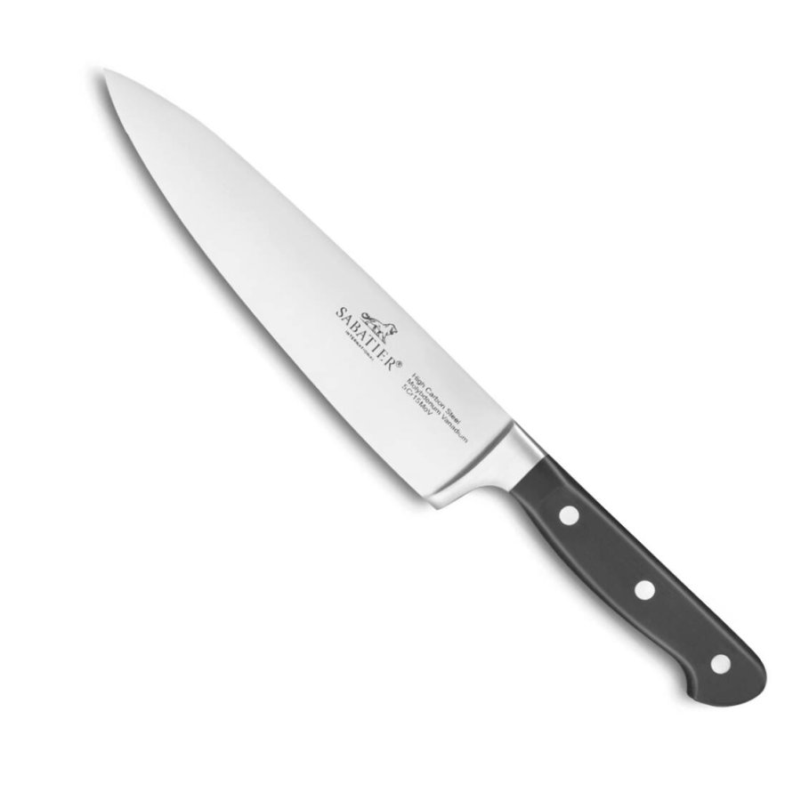 Lion Sabatier Pluton Kokkekniv 20 cm, Stl/Sort