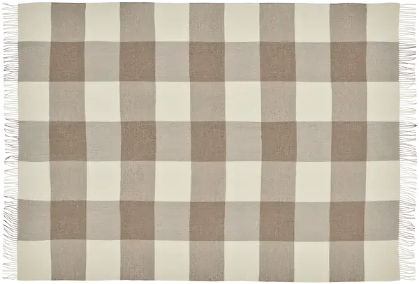 Silkeborg Uldspinderi Santa Fe Decke 130x200 cm, Walnut Brown