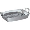 Scanpan Impact Bradepande m. Rist 42x26 cm, Stl/Aluminium