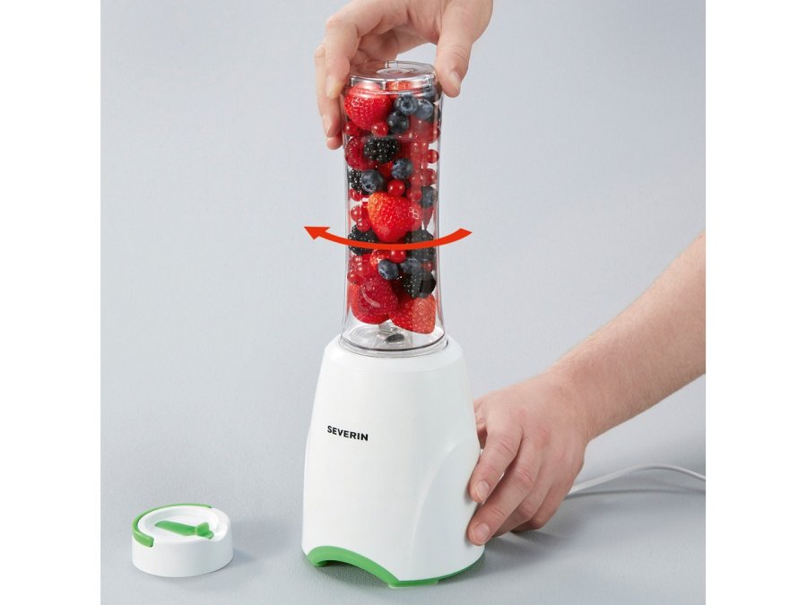 Severin Smoothie blender 600 ml 300 watt hvid/grn