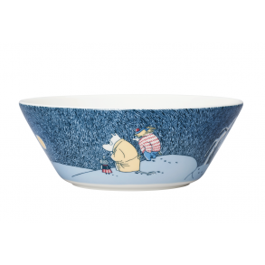 Arabia Mumi Sk�l 15 cm, Sne i m�neskin