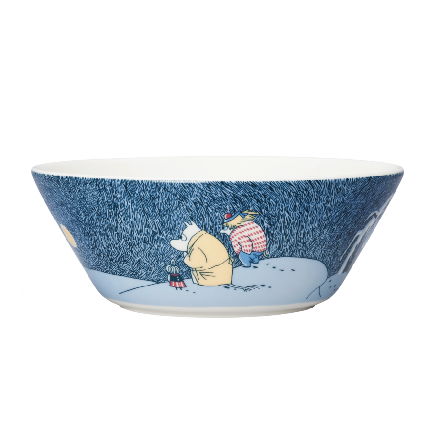 Arabia Mumi Sk�l 15 cm, Sne i m�neskin