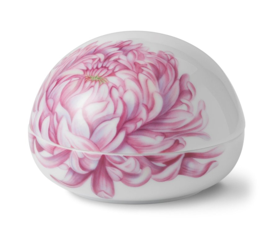 Royal Copenhagen Bonbonniere, Krysantemum
