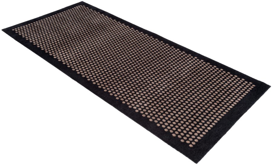 Tica Copenhagen Dot Matte 90x200 cm, Schwarz/Sand