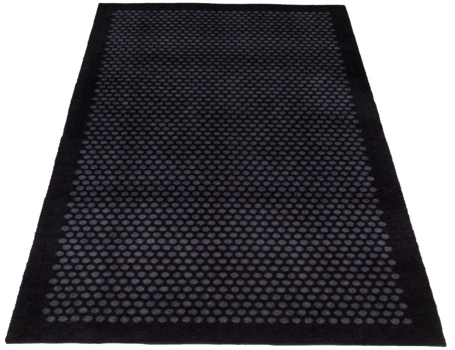 Tica Copenhagen Dot Matte 90x200 cm, Schwarz/Grau