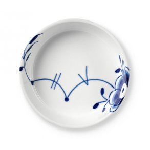 Royal Copenhagen Blå Mega Riflet Fad 12,5 cm