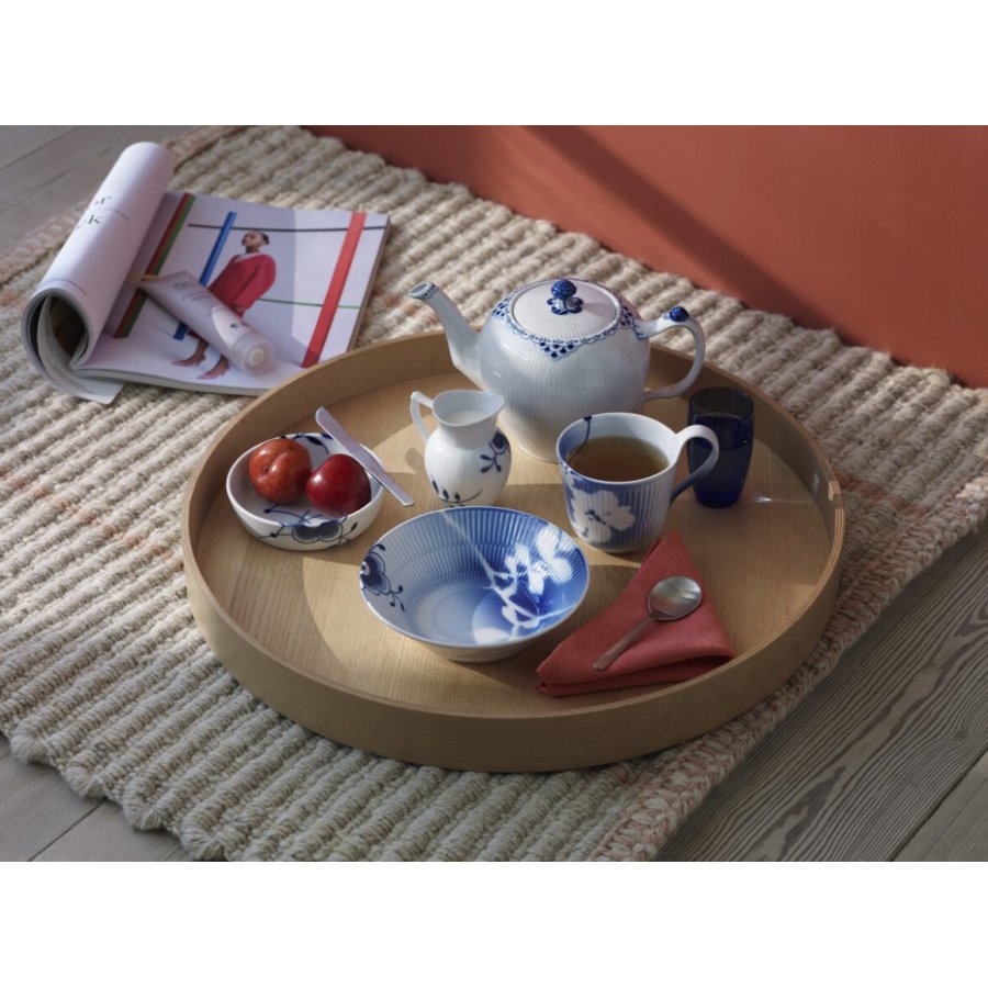 Royal Copenhagen Mega Rose Dyb Tallerken 17 cm