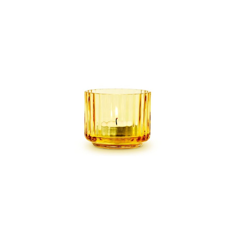 Lyngby Porzellan Teelichthalter H5,5 cm, Amber