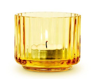 Lyngby Porzellan Teelichthalter H5,5 cm, Amber