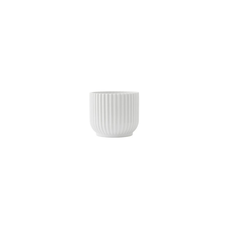 Lyngby Porceln Urtepotteskjuler H10,5 cm, Hvid