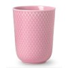Lyngby Porceln Rhombe Color Krus 33 cl, Rosa