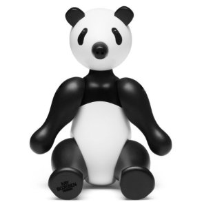 Kay Bojesen Pandabj�rn WWF Lille 15 cm, Malet B�getr�