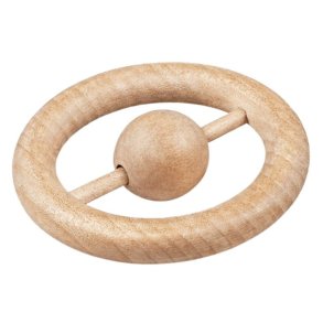 Kay Bojesen Babies Rassel 8 cm, Eiche