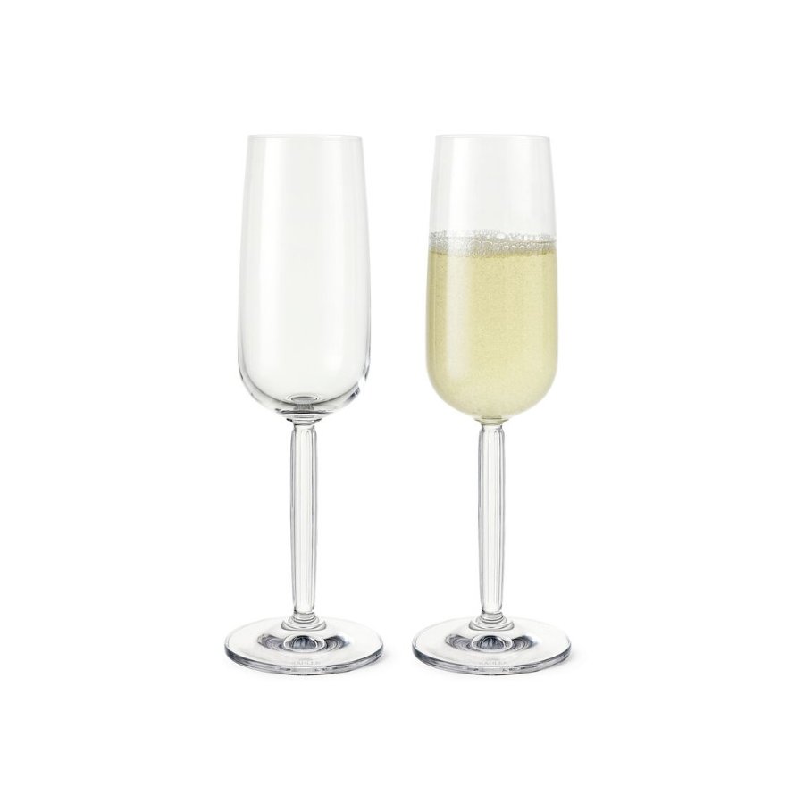 Khler Hammershi Champagnerglas 2er Set, 24 cl, Klar