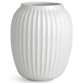 Kähler Hammershi Vase H21 cm, Hvid