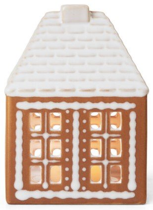 Kähler Gingerbread Lyshus H12 cm, Brun