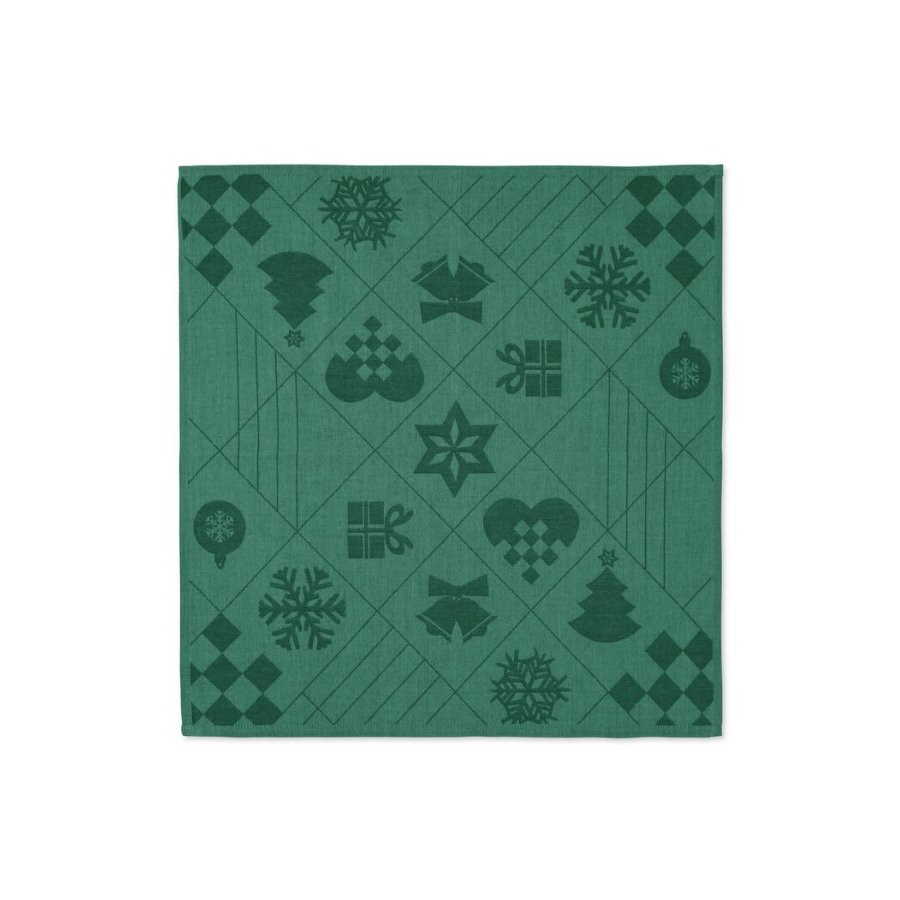 Rosendahl Natale Serviette 4er Set 45x45 cm, Gr�n