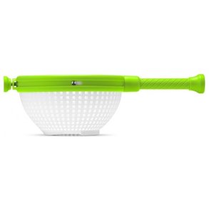 Dreamfarm Spina Seiher mit Schleuder, Grn/Wei