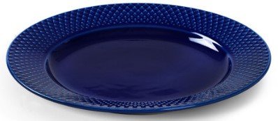 Lyngby Porceln Rhombe Color Tallerken 23 cm, Mrk Bl