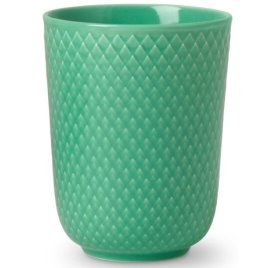 Lyngby Porcelæn Rhombe Color Krus 33 cl, Grøn