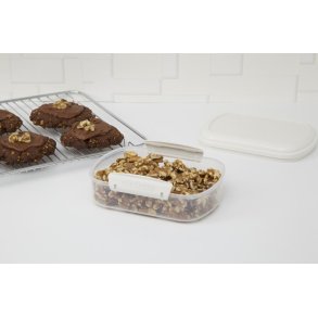Sistema Bake It Opbevaringsboks 685 ml, Hvid