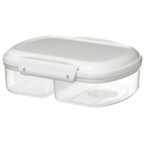 Sistema Bake It Split Opbevaringsboks 630 ml, Hvid