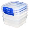 Sistema Klip It Plus Aufbewahrungsbehlter 3er Set 1,15 L, Blau