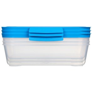 Sistema Nest It Meal Prep Opbevaringsboks 3 stk. 1,5 L, Marine Blue