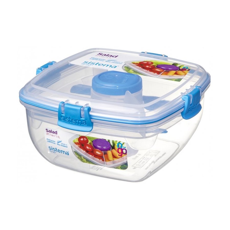 Sistema To Go Salat-Lunchbox 1,1 L, Blau