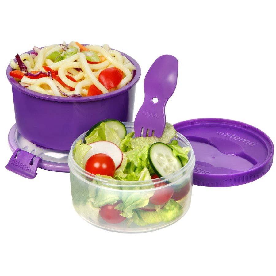 Sistema To Go Stack Lunchbox 965 ml, Lila