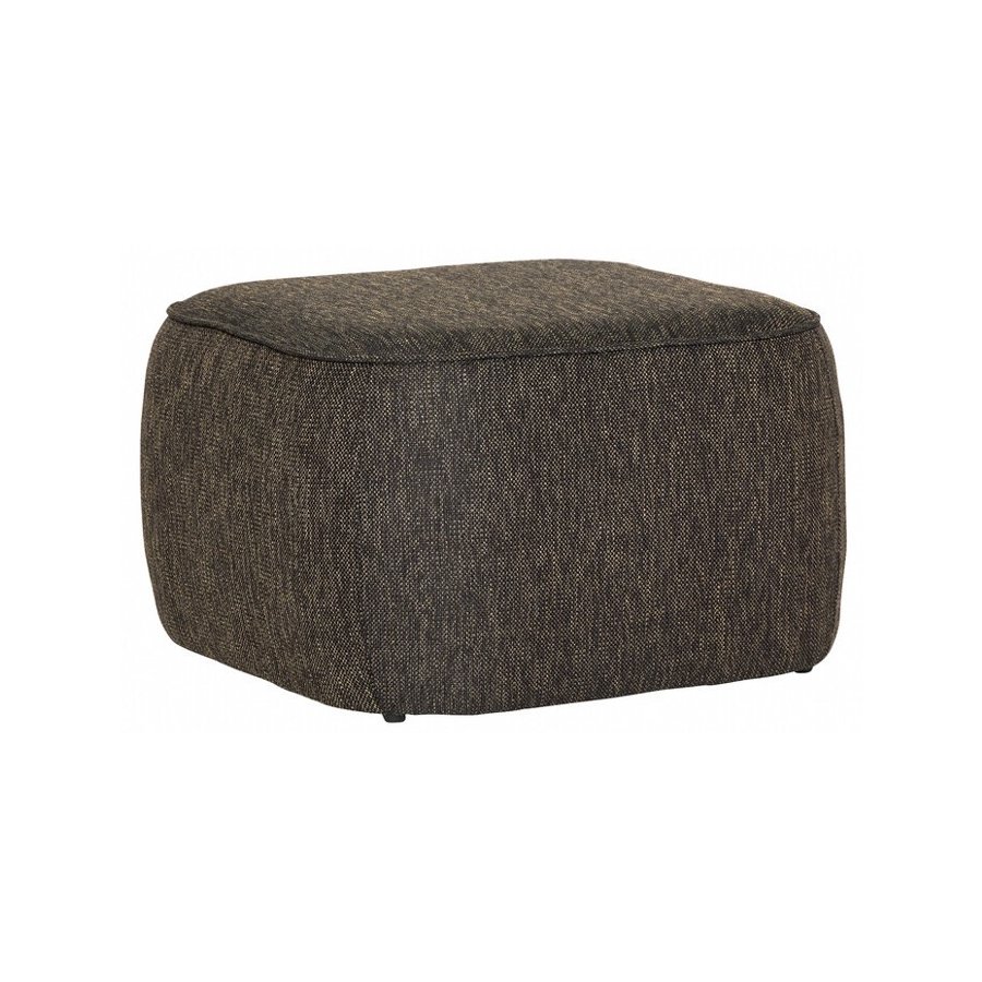 Hbsch Cube Pouf 57 cm, Dunkelbraun