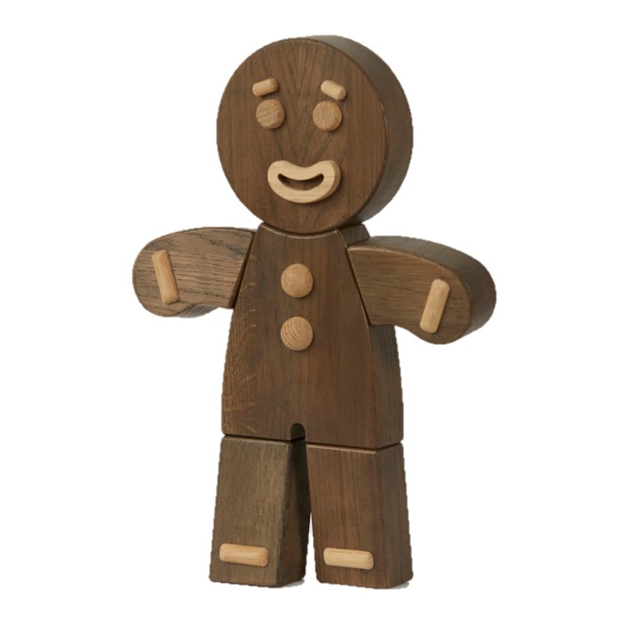 Boyhood Gingerbread Man H19 cm, Eiche rauchgebeizt