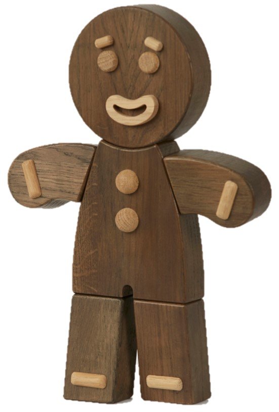 Boyhood Gingerbread Man H19 cm, Eiche rauchgebeizt