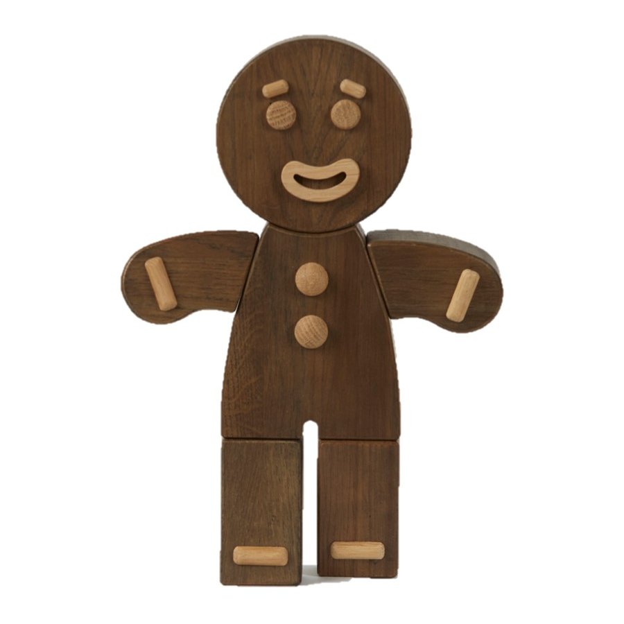 Boyhood Gingerbread Man H19 cm, Eiche rauchgebeizt