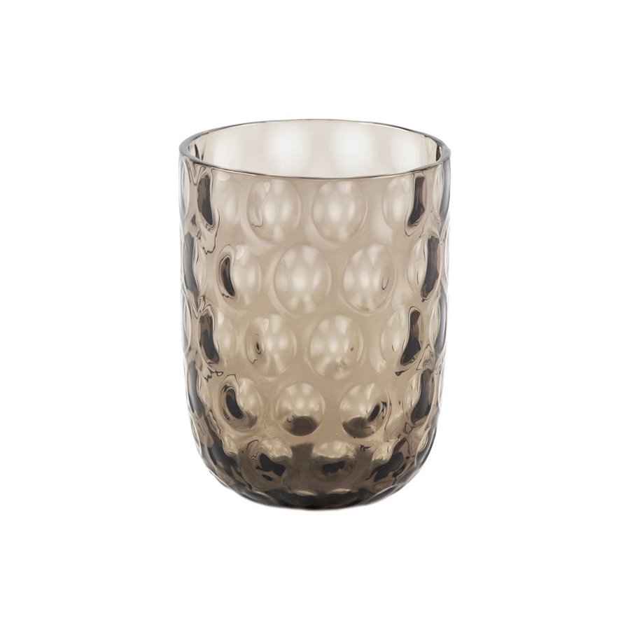 Kodanska Danish Summer Tumbler Trinkglas Big Drops 25 cl, Black Smoke