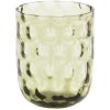 Kodanska Danish Summer Tumbler Trinkglas Big Drops 25 cl, Olivgrn