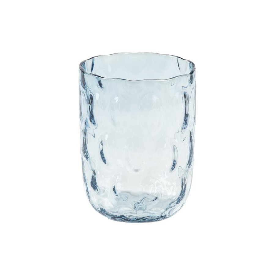 Kodanska Danish Summer Tumbler Trinkglas Big Drops 25 cl, Blue Smoke