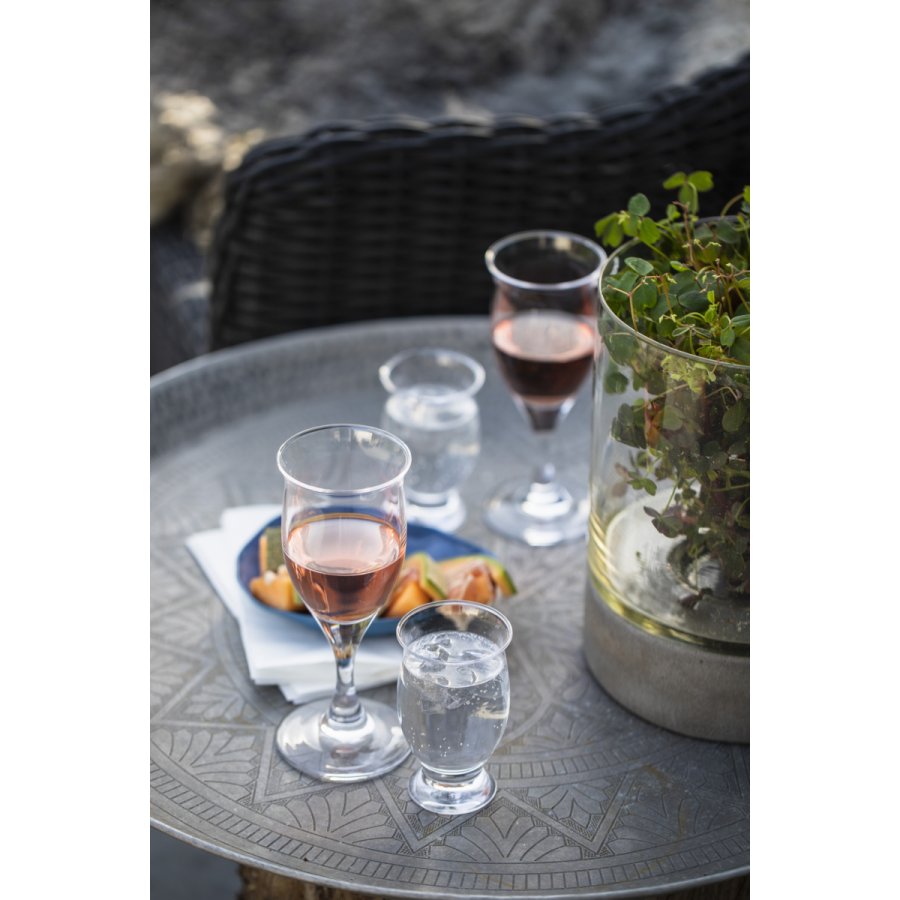 Verre à Vin Blanc Ritzenhoff 300 Ml - Série Herzkristall, Or Rose, Cristal, Fabriqué En Allemagne