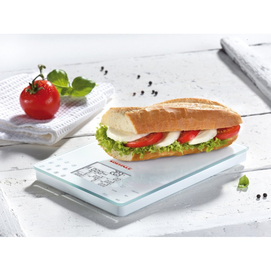 Soehnle Food Control Easy Kkkenvgt, Hvid