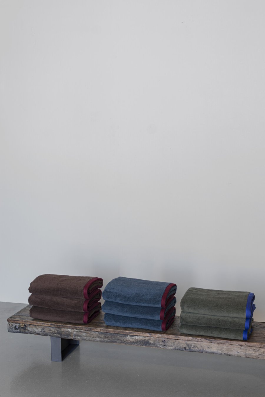 Mette Ditmer Soft Handtuch 5090cm, Braun/Burgund