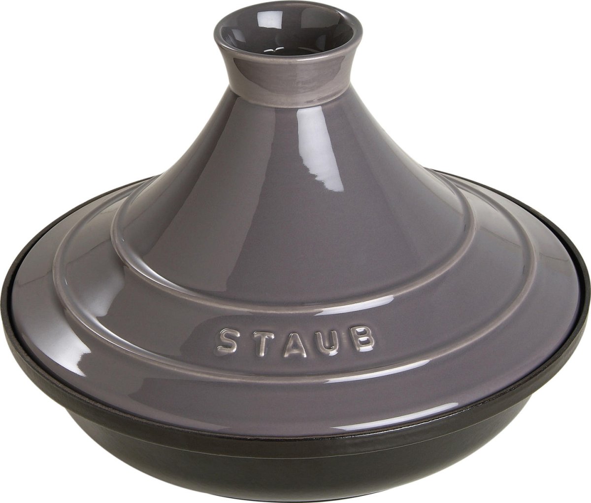 Staub Tagine 28 cm, sort Grå. Taginer/Stegesøer Hjem.dk