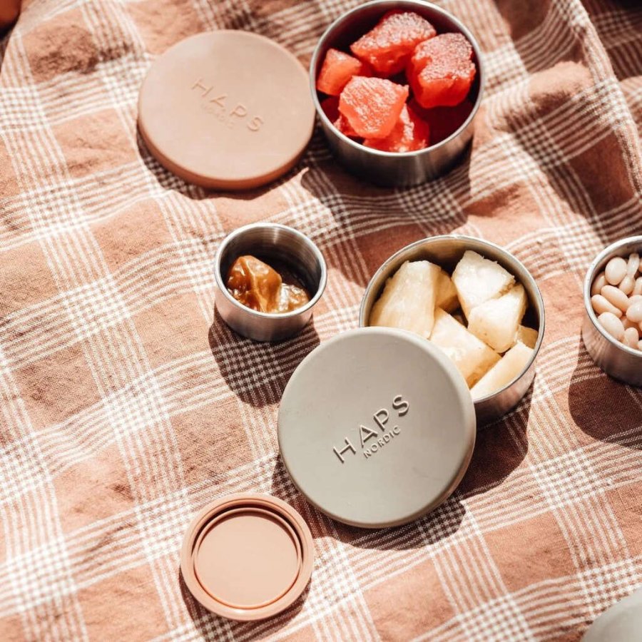 Haps Nordic Snackdose 3er Set, Terracotta