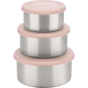 Haps Nordic Groot Snackpotje 3 stuks, Blush