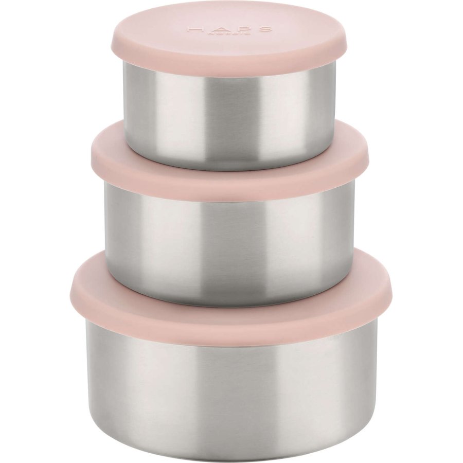 Haps Nordic Snackbtte Stor 3 stk, Blush