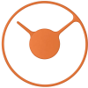 Stelton Stelton Time vgur - 22 cm, medium - orange
