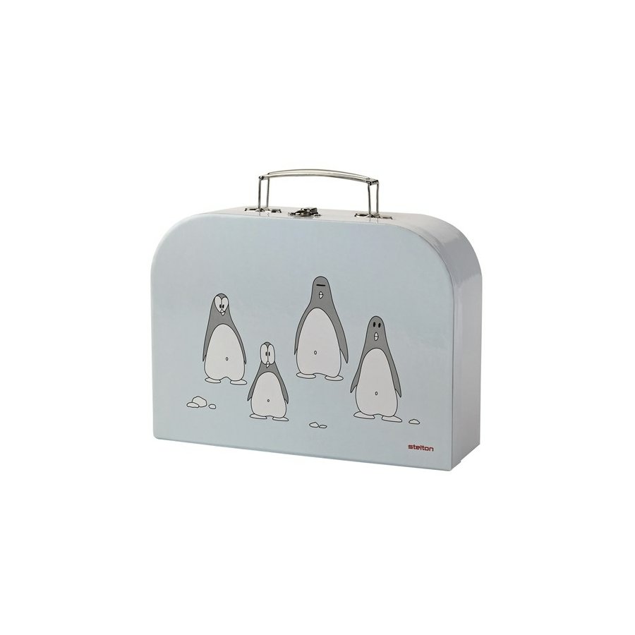 Stelton Penguin brnebestik 3 dele  i bl kuffert