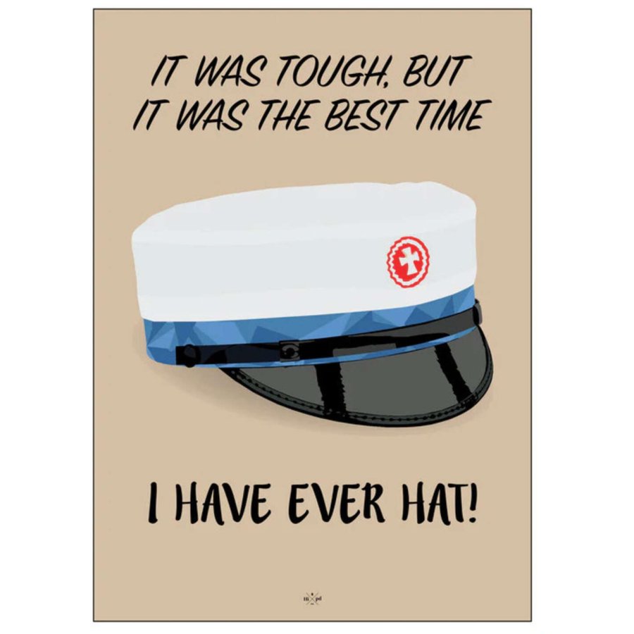 Citatplakat Student The Best Time I Have Ever Hat! HF 70x100 cm