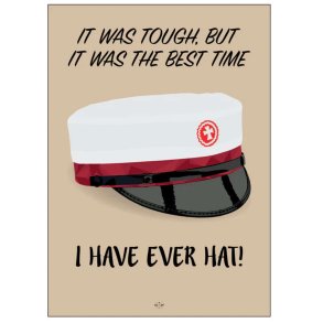 Student The Best Time I Have Ever Hat! STX 70x100 cm