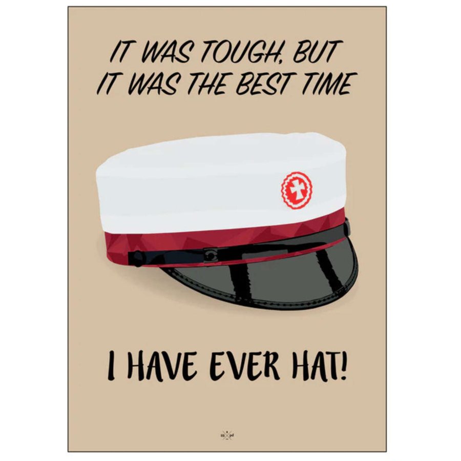 Student The Best Time I Have Ever Hat! STX 70x100 cm